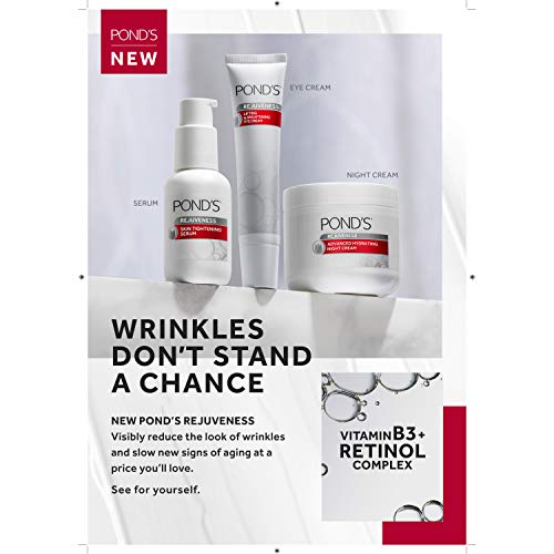 Pond's Skin Tightening Serum Visibly Tightens The Appearance Of Skin & Helps Slow New Signs of Aging Rejuveness Face Serum 1.7 Oz