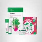 Dr.Jart+ Cicapair Redness Rescue Regimen Korean Skin Care Set with Centella Asiatica | 4 Piece Travel Size Value Gift Set