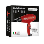 BaBylissPRO Nano Titanium Italian Rapido Hair Dryer - Professional, Lightweight 2000 Watt Blow Dryer