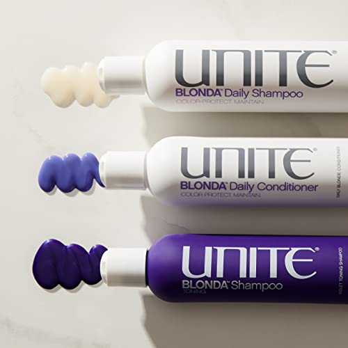 UNITE Hair BLONDA Purple Shampoo, 8 Fl Oz