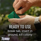 TERRO T1812 Outdoor Liquid Ant Killer Bait Stakes - BkhVHC 8 Count (0.25 oz each), 6Pack