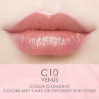 Catkin Tinted Lip Balm Glitter Lip Stain Ultra Hydrating Lip Moistrurizer Chapstick with Vitamin E Nourishing For Cracked & Dry Lips 0.12 oz C10 Venus - Peach Pink