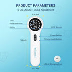 Mibest Cold Laser Therapy Device for Vet - Red Light Therapy for Dogs and Cats - Infrared Light Therapy Targets Joint and Muscles - Pain Relief, Arthritis, Spinal, Wound Healing (4x808nm + 12x650nm)