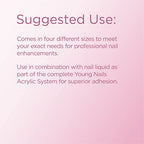 Young Nails Acrylic Powders, Speed. Created for a flawless consistency and superior adhesion. Speed Powder Begins to set in 60 seconds. Available in 45 gram, 85 gram, and 660 gram gram size options