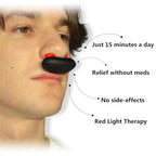 Red Light Therapy for Nose, RespiRelief Red Light Nasal Therapy Instrument, RespiRelief Red Light Nasal Therapy Device, Red Light Therapy for Nose (1 Pc)