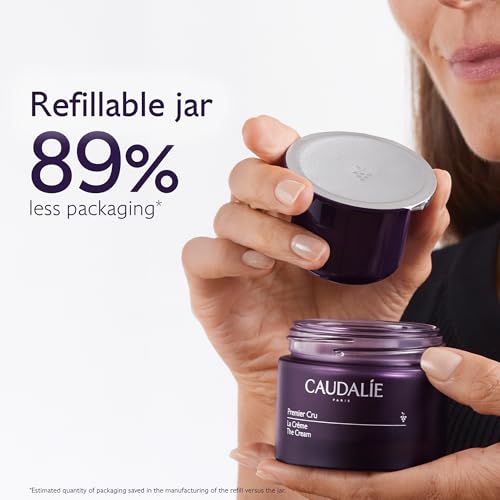 Caudalie Premier Cru Anti-Aging Cream Moisturizer, Refillable - 50 ml