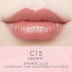 CATKIN Tinted Lip Balm Glitter Lip Stain Ultra Hydrating Lip Moistrurizer Chapstick with Vitamin E Nourishing For Cracked & Dry Lips 0.12 oz C15 Destiny - Wine Red