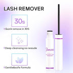 GAQQI Lash Cluster Glue & Lash Glue Remover, Lash Bond and Seal Waterproof, Long Lasting Eyelash Glue Strong Hold, Gentle Eyelash Remover for DIY Lashes(Glue+Remover Set)