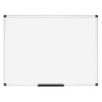 VIZ-PRO Magnetic Dry Erase Board, 24 X 18 Inches, Silver Aluminium Frame
