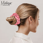 Aqua Jumbo Velvet Scrunchy