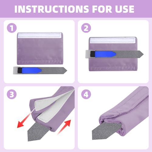 6 Packs Satin CPAP Strap Covers Soft, CPAP Mask Cushions, Breathable CPAP Strap Cushions, CPAP Hair Protector for Women, Universal Silk CPAP Strap Covers for Reducing Red Marks (Light Purple)
