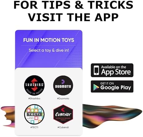 SHASHIBO Shape Shifting Box - Award-Winning Fidget Toy w/ 36 Rare Earth Magnets - Fidget Cube Transforms Into Over 70 Shapes, Sensory Toy Gift for Kids, Teens, and Adults (Tales of Ovirnia)