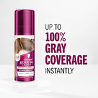 Schwarzkopf Keratin Color Root Temporary Hair Color Spray, Light Brown - Salon Inspired Temporary Hair Dye, for up 100% Gray Coverage and Thicker Looking Roots, Ammonia free