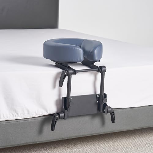 Master Massage Home Use Sleeping Mattress Top Massage Kit-Adjustable Headrest Face Pillow Cradle & Face Cushion Support Bracket, Head Face Rest Support- Eye Surgery Recovery - Cream