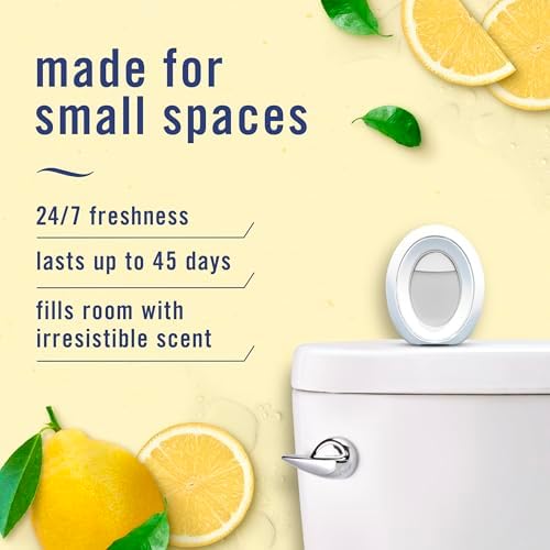 Febreze Small Spaces Air Freshener, Odor-Fighting, Plug In Alternative, Air Fresheners for Home and Bathroom and Kitchen, Closet Air Fresheners, Kitchen Odor Fighter Scent, 4 Count