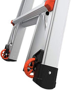 Little Giant Ladders, Velocity with Ratchet Levelers, M22, 22 Ft, Multi-Position Ladder, Aluminum, Type 1A, 300 lbs Weight Rating, (15422-801)