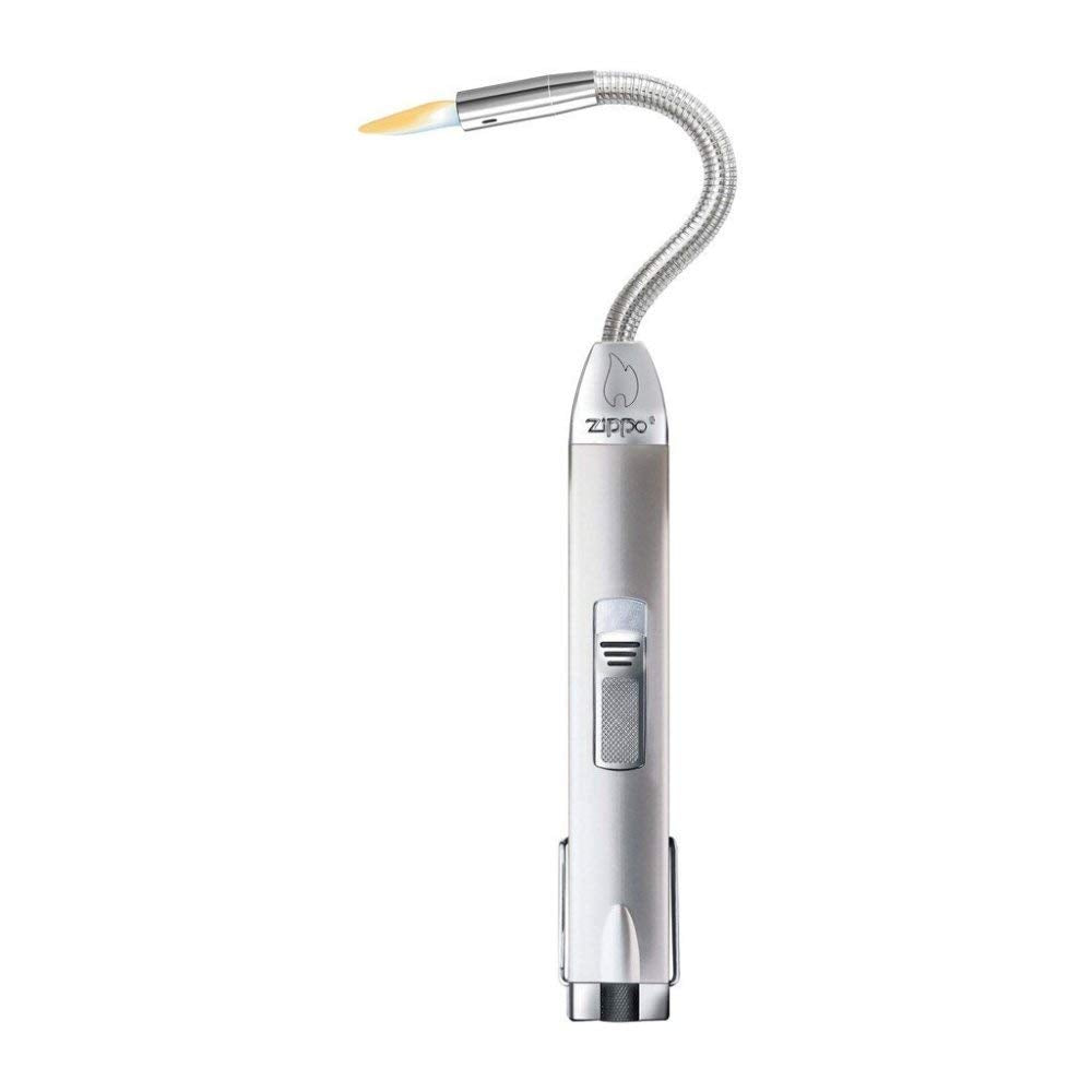 Zippo Silver Flex Neck Utility Lighter, Unfilled
