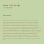 Pixi Milky Tonic to-Go, Calming & Hydrating Pads Containing Jojoba Milk, Infused with Oat Extract to Soothe, Alcohol-Free Daily Nourishing Toner On The Go, 60 Pads