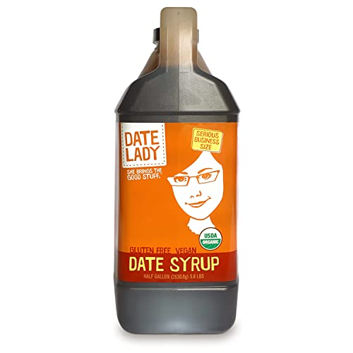 Award Winning Bulk Organic Date Syrup 5.8 lb - 100% Dates. Vegan, Paleo, Gluten-free & Kosher - Also Known As Silan, Date Honey & Date Nectar. No Preservatives Or Added Ingredients, Just Date Syrup.