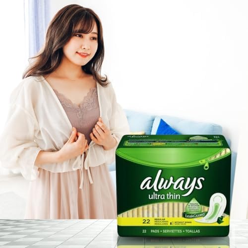 Always Pads, Ultra Thin, Without Wings, Regular 22 Pads