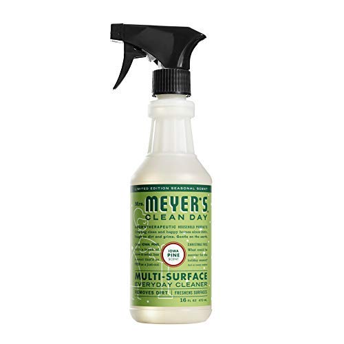 Mrs. MEYER'S CLEAN DAY Multi-Purpose Cleaner Spray Iowa Pine, 16 Fl Oz (Pack of 6)