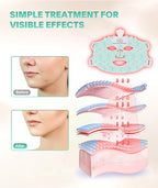 Red Light Therapy Mask for Face, 7 Colors LED Face Mask Light Therapy At Home, Led Face Mask Light Therapy, Green