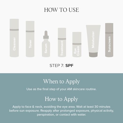 DRMTLGY Anti-Aging Clear Face Sunscreen SPF 45 – Oil-Free Zinc Oxide Sunscreen & Face Moisturizer for Sensitive & Acne-Prone Skin – Lightweight Makeup & Skin Care – FSA HSA Eligible (1.7 oz)