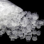 Tattoo Ink Caps - Jconly 1000Pcs Tattoo Ink Cups Pigment Caps With Base Sizes 14mm Disposable Tattoo Caps Tattoo Supplies (1000PCS Medium #14)…
