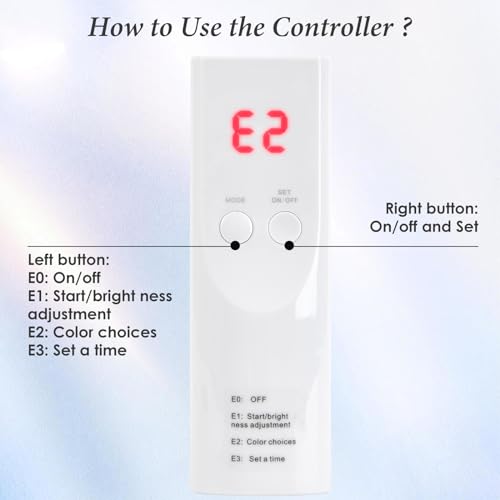 Red Light Therapy for Face, 7 Colors LED Face Mask Light Therapy At Home, Led Face Mask Light Therapy, White