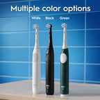 Oral-B iO Series 2 Rechargeable Electric Powered Toothbrush, Pure White with 1 Gentle Care Brush Head - Automatic Pressure Sensor to Protect Gums - 3 Modes - 2 Min Timer