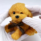 Handmade Big Taba Squishy Dog Toy, Taba Squishy Teddy Dog Toy, Cute Squishy Poodle,Realistic Puppy Toy, Silicone Mochi Fidget Pup, Stress Relief Gift for Adults & Kids (Brown - XL)