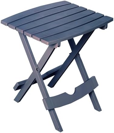 Adams 8510-94-3901 Quick-Fold Side Table, No Size, Bluestone