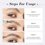 Eyebrow Pencil Eyebrow Microblading Pen - Liquid Eyebrow Pen Micro 4 Point Brow Pen Lift & Brow Pencil Snatch, Eye Makeup Long-Lasting Waterproof Natural Eyebrow Hair 2 PCS (Light Brown)