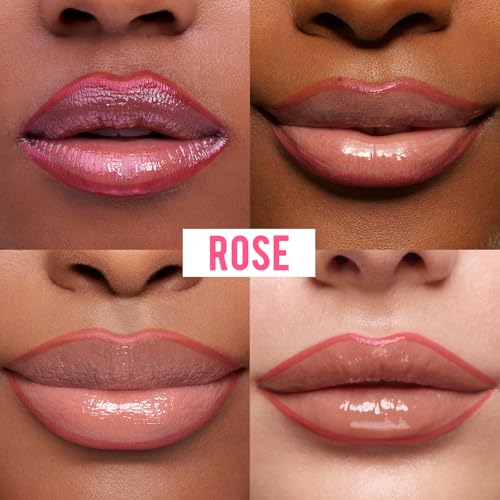 iMethod Natural Long Lasting Lip Liner - Peel Off, Waterproof Stay On All Day, Transfer-Proof, Highly Pigmented, Instant Peel Off Lip Stain Color, Rose