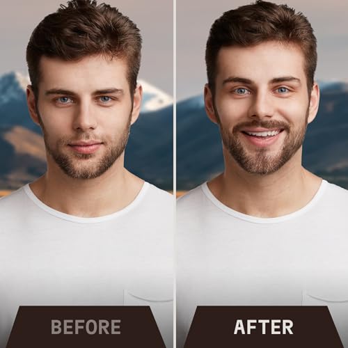 Striking Viking Beard Growth Oil with Biotin - 2 Fl Oz, 2 Pack, Sandalwood - Thickening & Conditioning Biotin Beard Growth Serum for Men with Argan & Jojoba Oil - Facial Hair Serum for Men