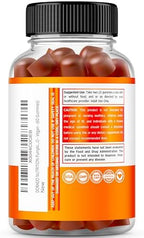 Pumpkin Seed Oil Gummies - 4,000mg Pumpkin Seed Oil For Hair Growth and Bladder Control - Sugar Free Gummy - Delicious Orange Flavor - Non GMO - Gluten Free - Vegan Supplement - (60 Count)