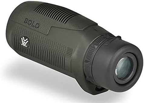 Vortex Optics Solo Monocular 10x25 - Adjustable Eyecup, Fully Multi-Coated Lenses, Rubber Armor, Non-Slip Grip, Fogproof, Waterproof - Unlimited, Unconditional Warranty