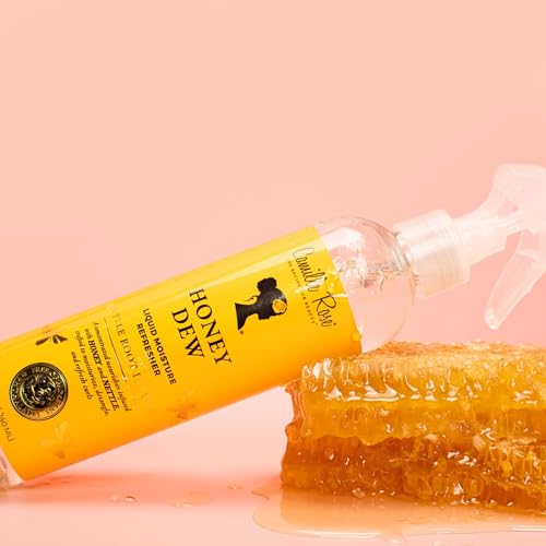 Camille Rose Honey Dew Liquid Moisture Hair Refresher, with Honey and Nettle Root, for a Daily Curl Refresh and Soft, Silky Hair, 8 fl oz