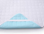 KANECH Extra Large Waterproof Mattress Pad Protector for Bed with Straps -76"x80" King Size - Heavy Absorbency Washable Incontinence Bed Pads - Reusable Underpads for Adults, Elderly