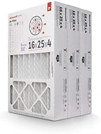 16x25x4 MERV 8, AC Furnace Air Filter, 3 PACK (CF408F1625-3PKAM) (Actual Dimensions: 15.63 x 24.75 x 4.38 in.)