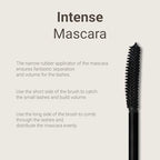 Hypoallergenic Mascara Sensitive Eyes - Smudge-Proof, Sweatproof, Lengthening Mascara with amazing separation of the lashes - Vegan, Non Toxic Mascara Black