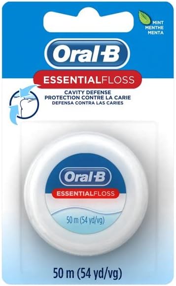 Oral-B Essential Dental Floss Waxed - each, Pack of 5