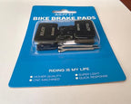 AGPTEK Bike Brake Pads, High-Performance Brake Pads, Disc Brake Pads & Spring (Semi-Metallic) for Mountain Bike Disc Brakes, 2 Pairs Bike Pads, Compatible with TRP Tektro Shimano Deore Br