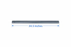Replacement Horizontal Pool Leg, Pole & Frame Support Bar Gray Oval Compatible with Bestway & Coleman Power Steel 18ft x 48in and 16ft x 48in Above Ground Swimming Pools (Fits 2022+ Models)