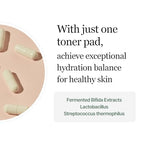 mixsoon Toner Pads Natural Ingredient extracts, Alcohol Free with Moisturizing for Sensitive Skin, Smooth Pads, Korean Glass Skincare