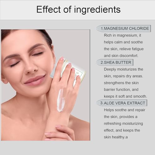 Neuropathy Cream, 4OZ Nerve Relief Lotion, Magnesium Body Butter, Deeply Moisturizes Skin, Keep Soft Smooth