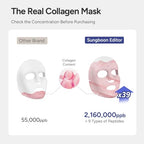 SUNGBOON EDITOR Korean Glass Skin Deep Collgen Boost Set | Valentine Day Gift | Real Collagen 2,160,000PPB for Elasticity | Hydrating Collagen Face Mask | Face Serum for Women | Korean Skin Care Set