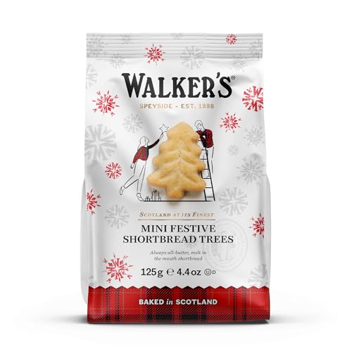 Festive Mini Bag Shortbread Trees