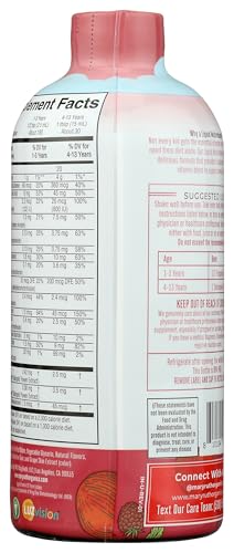 MaryRuth's Kids Liquid Morning Multivitamin | Kids Multivitamin | Immune Support | Vitamin C & D | Kids Vitamins | Kids Vitamins multivitamin | Vegan | 30-180 Servings | 15.22 fl oz