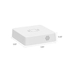 THIRDREALITY Smart Vibration Sensor with 110dB Alarm,Zigbee Hub Required,Adjustable Sensitivity, Work with SmartThings, Home Assistant via ZHA/Z2M and Echo Devices with Built-in Zigbee hub